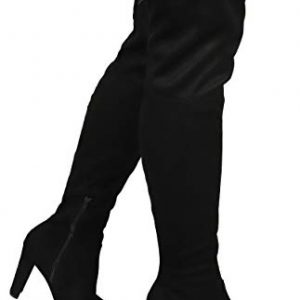 Wild Diva AMAYA-01 Women's Thigh High Stretch Boot - Trendy High Heel Shoe