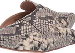 Steve Madden Women's Flavor Flat Mule Natural Snake