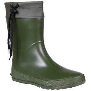 Women's Mid Calf Rain Boots Collar Gardening Boots Ultra Lightweight