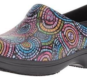 crocs Women's Neria Pro II Graphic Clog W Shoe, black/multi