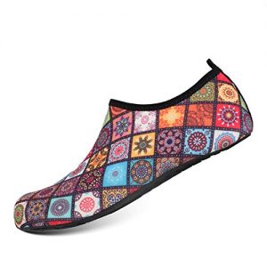 HEETA Water Sports Shoes for Women Men Quick Dry Aqua Socks