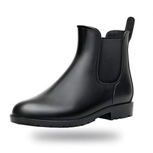 Women Rain Boots Waterproof Ankle Garden Shoes Anti-Slip Chelsea Booties
