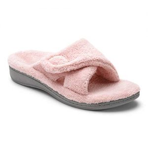 Vionic Women's Indulge Relax Slipper - Ladies Comfortable Cozy Adjustable