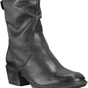 Timberland Women's Sutherlin Bay Mid Back Zip Boot Black Full