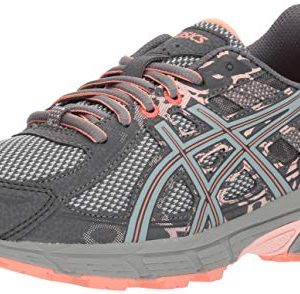 ASICS Gel-Venture 6 Women's Running Shoe, Carbon/Mid Grey/Seashell Pink
