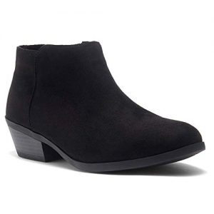Herstyle Chatter Women's Western Ankle Bootie Closed Toe Casual