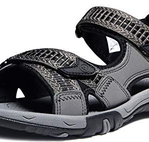 ATIKA Men's Sports Hiking Outdoor Trail Water Sandals, Havana