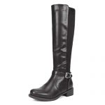 DREAM PAIRS Women's Sullivan Black Knee High Boots