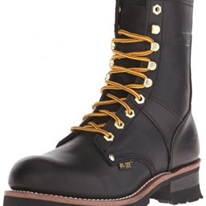 AdTec 9" Super Logger Soft Toe Boots for Men, Leather Goodyear