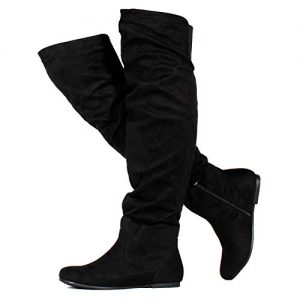 RF ROOM OF FASHION Stretchy Over The Knee Slouchy Boots