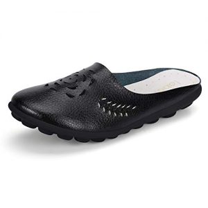 labato Women's Comfort Leather Casual Flat Driving Loafers