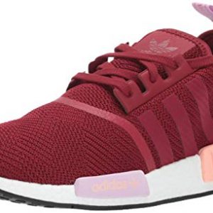 adidas Originals Women's NMD_R1, Burgundy/Clear Orange, 8 M US