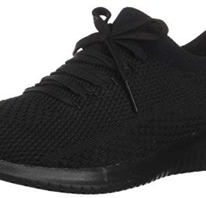 Skechers Women's Ultra Flex Statement Sneaker, Black/Black