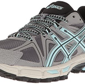ASICS Women's Gel-Kahana 8 Trail Runner, Titanium/Clearwater/Silver, 10.5 M US