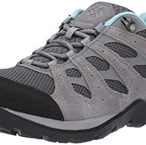 Columbia Women's Redmond V2 Hiking Shoe, Graphite, Blue Oasis