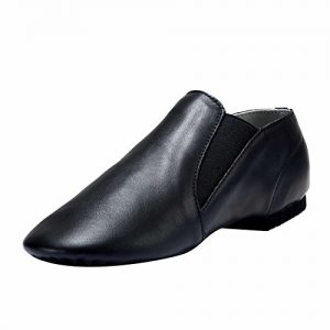 Dynadans Women's Leather Upper Slip-on Jazz Shoe