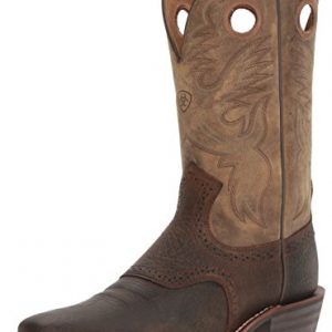 Ariat Men's Heritage Roughstock Western Cowboy Boot, Earth/Brown Bomber, 11 EE