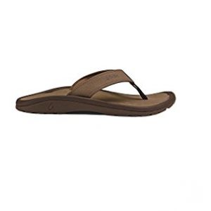 OLUKAI Men's Ohana Sandal, Mustang/Mustang