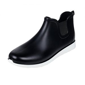 Comwarm Mens Waterproof Anti-Slip Rain Boots Casual Outdoor Sport