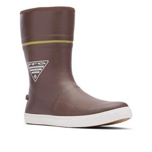 Columbia PFG Men's Dorado LITUP 10 PFG Rain Boot, Tobacco/Peppercorn