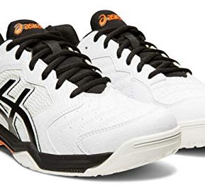 ASICS Gel-Dedicate 6 Men's Tennis Shoes, White/Black