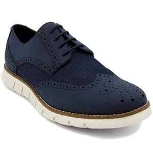 Nautica Men's Wingdeck Oxford Shoe Fashion Sneaker Navy Denim