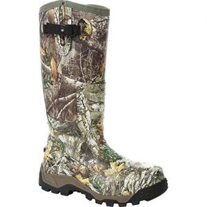 ROCKY Men's Sport Pro Pull-On Rubber Snake Boot Knee High