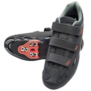 tommaso Strada 100 Dual Cleat Compatible Spin Class Ready Bike Shoe - Look Delta - 46 Black