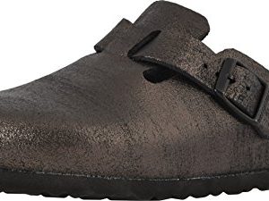 Birkenstock Womens Boston Soft Footbed Antique Black Clog