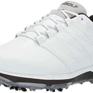 Skechers Men's Pro Waterproof Golf Shoe, White/Black