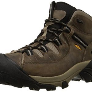 KEEN Men's Targhee II Mid Waterproof Hiking Boot,Shitake/Brindle