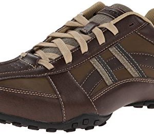 Skechers USA Men's Citywalk Malton Oxford Sneaker,Brown,13 M US
