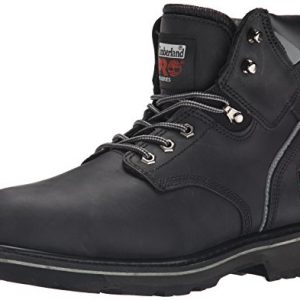 Timberland PRO Men's Pitboss 6" Steel-Toe Boot, Black