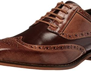 STACY ADAMS Men's Tinsley - Wingtip Oxford Tan/Brown