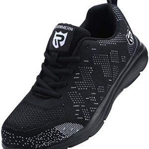 LARNMERN Steel Toe Work Safety Shoes Men Reflective Casual