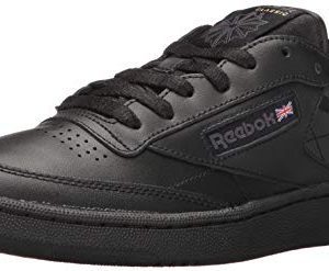 Reebok Men's Club C 85 Walking Shoe, Black/Charcoal, 10 M US