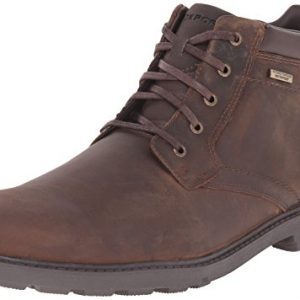 Rockport Men's Storm Surge Water Proof Plain Toe Boot Tan