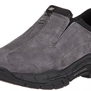 Skechers Sport Men's Rig Mountain Top Sneaker,Charcoal/Black