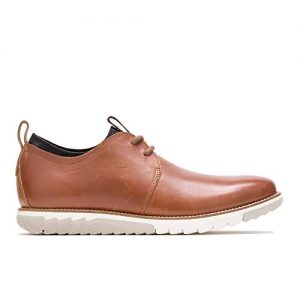 Hush Puppies Men's Performance Expert Oxford, Cognac Leather