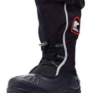 Sorel Men's Alpha Pac Extreme Snow Boot,Black/Red Quartz