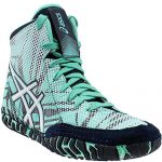 ASICS Men's Aggressor 3 L.E. GEO Wrestling Shoe, Cockatoo/White/Dark Sapphire, 11 M US