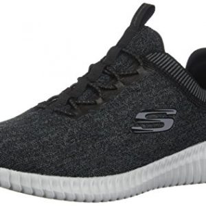 Skechers Elite Flex - Hartnell Black/Grey Mens Sneakers