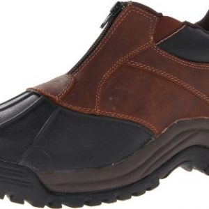 Propet Men's Blizzard Ankle Zip Boot,Brown/Black