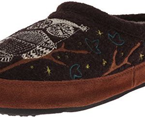 ACORN Women's Forest Mule, Chocolate Owl, Medium