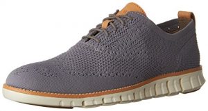 Cole Haan Men's Zerogrand Stitchlite Wingtip Oxford, Ironstone/Ivory