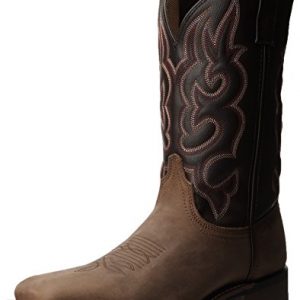 Laredo Men's Lodi Western Boot,Taupe/Chocolate