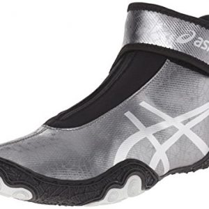 ASICS Men's Omniflex Attack V2.0 Wrestling Shoe, Gunmetal/Silver/Black