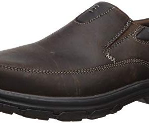Skechers USA Men's Segment The Search Slip On Loafer, Dark Brown
