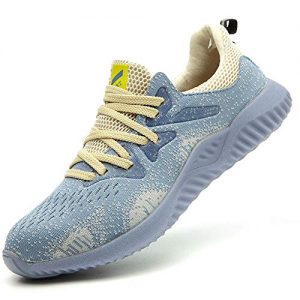 JACKSHIBO Safety Work Shoes for Men Women Steel Toe Indestructible Shoes
