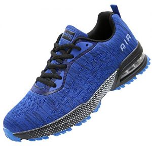 GANNOU Men Air Cushion Running Tennis Shoes Trail Lightweight Breathable